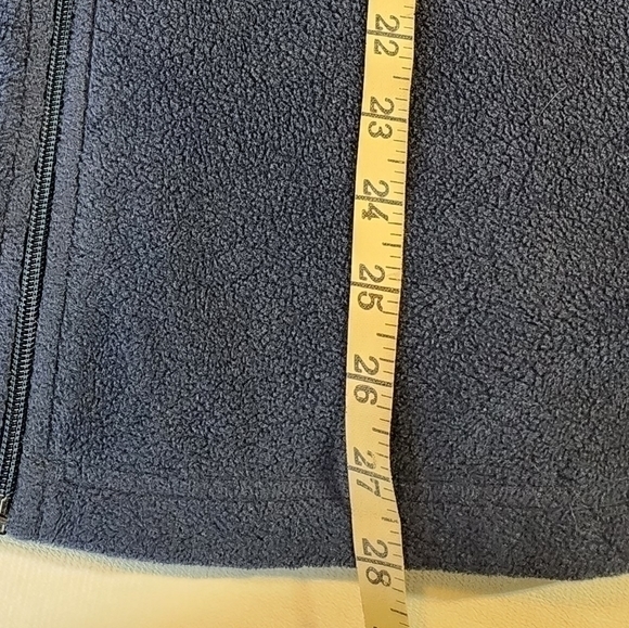 Columbia Men's Navy Blue Full Zip Fleece Vest XXL - Picture 9 of 10